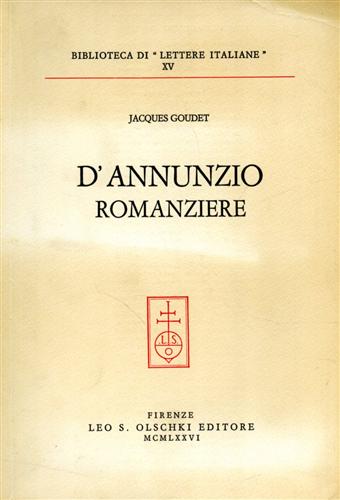 9788822222329-D'Annunzio romanziere.