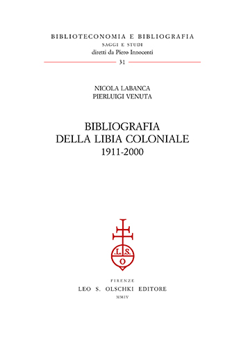 9788822253897-Bibliografia della Libia coloniale (1911-2000).