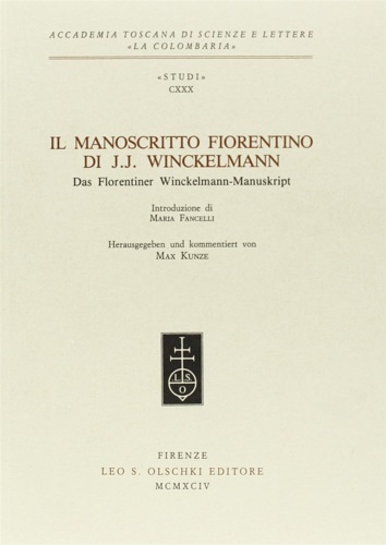 9788822241580-Il Manoscritto fiorentino di J.J. Winckelmann. Das Florentiner Winckelmann-Manus