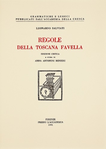 9788887850505-Regole della Toscana favella.