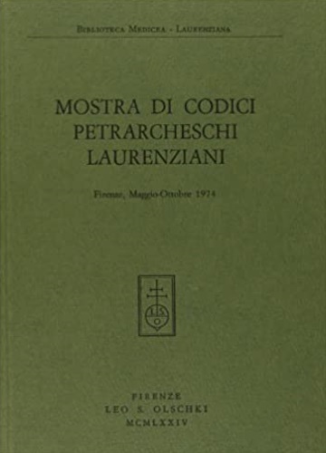 9788822212320-Mostra di Codici Petrarcheschi Laurenziani.