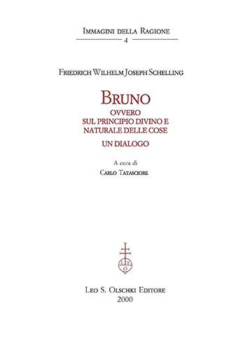 9788822249135-Bruno. Ovvero sul principio divino e naturale delle cose. Un dialogo.