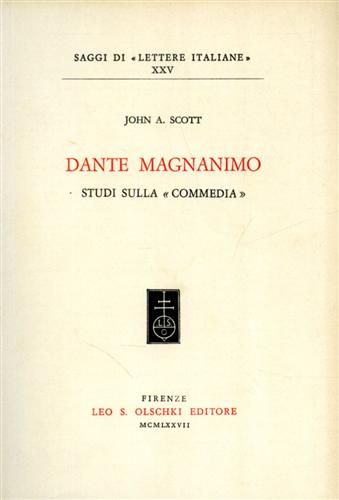 9788822222671-Dante magnanimo. Studi sulla «Commedia».