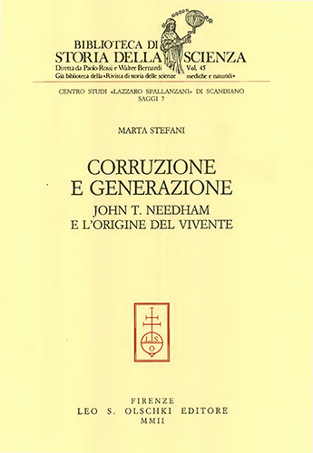 9788822251176-Corruzione e generazione. John T. Needham e l’origine del vivente.