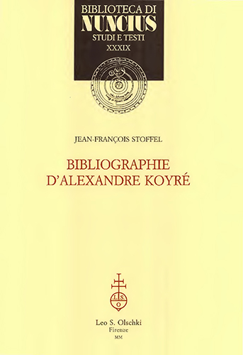 9788822249142-Bibliographie d’Alexandre Koyré.