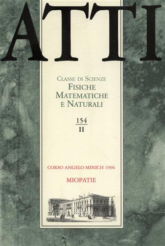 Atti. Classe di Scienze Fisiche, Matematiche e Naturali. N.154. fascicolo II.