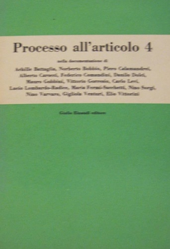 Processo all'articolo 4.