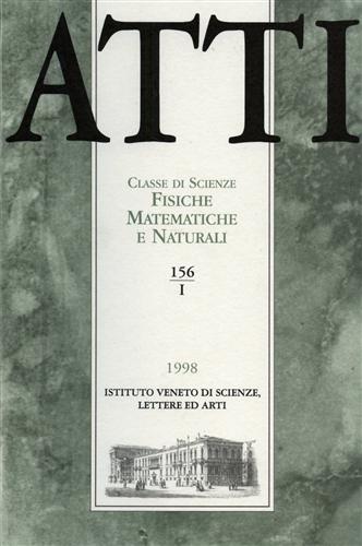 Atti. Classe di Scienze Fisiche, Matematiche e Naturali. N.156. fascicolo I.