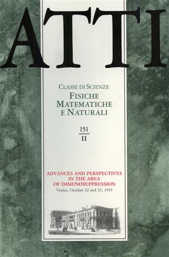 Atti. Classe di Scienze Fisiche, Matematiche e Naturali. N.151. fascicolo II.