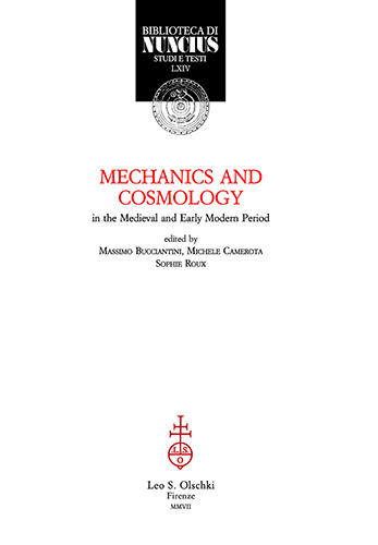 9788822256614-Mechanics and Cosmology. In the Medieval and Early Modern Period.