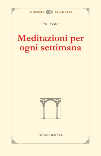 9788876220418-Meditazioni per ogni settimana.