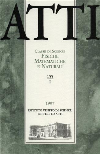 Atti. Classe di Scienze Fisiche, Matematiche e Naturali. N.155. fascicolo I.