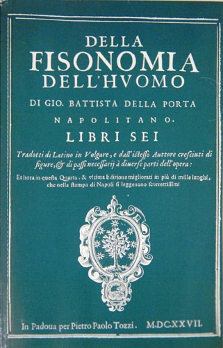 9788883213779-Della fisonomia dell'huomo.