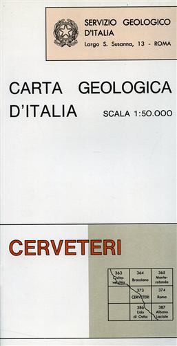 Carta Geologica d'Italia. F°373. Cerveteri (geologico)