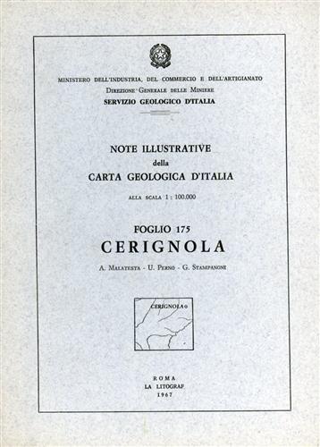 Note illustrative della Carta Geologica d'Italia F°175. Cerignola.