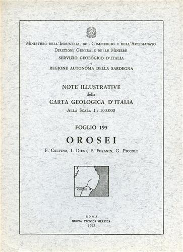 Note illustrative della Carta Geologica d'Italia F°195. Orosei.