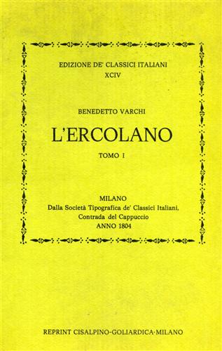 L'Ercolano, dialogo nel quale si ragiona delle lingue, ed in particolare della t