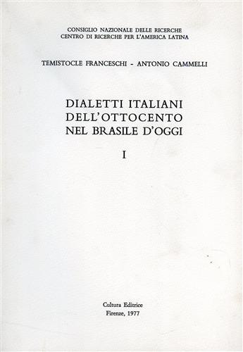 Dialetti italiani dell'Ottocento nel Brasile d'oggi. Vol.I.