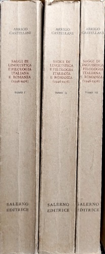 9788885026278-Saggi di linguistica e filologia italiana e romanza (1946-1976).