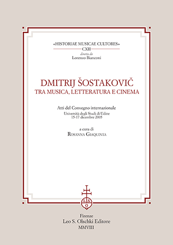 9788822257185-Dmitrij D. Sostakovic (1906-1975). Tra musica, letteratura e cinema.