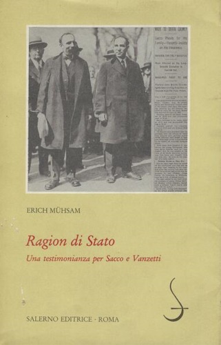 9788885026346-Ragion di Stato. Una testimonianza per Sacco e Vanzetti.