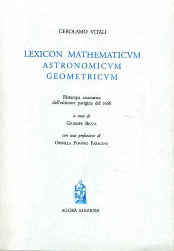 9788887218602-Lexicon Mathematicum Astronomicum Geometricum.