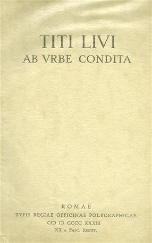 Ab urbe condita. Libri XLI-XLV.