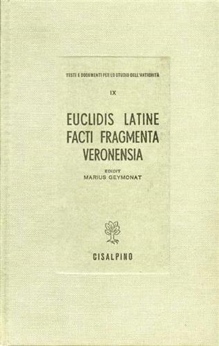 Euclidis latine facti Fragmenta Veronensia.