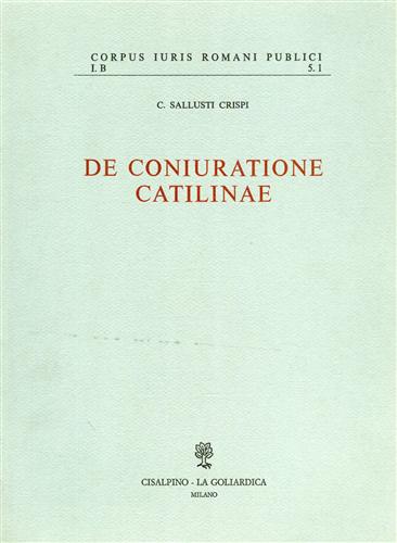 De Coniuratione Catilinae.