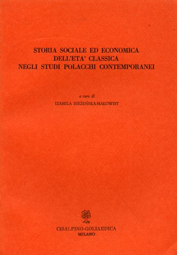 Storia sociale ed economica dell'età classica negli studi polacchi contemporanei