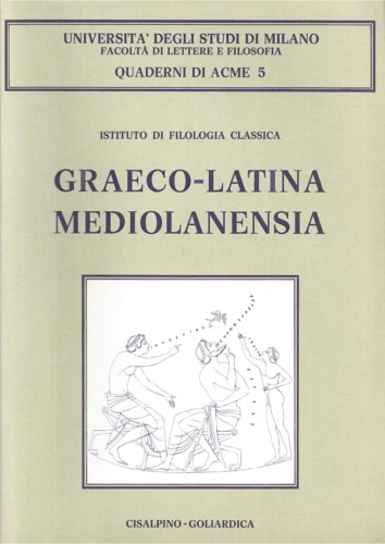 9788820505189-Graeco-latina Mediolanensia.