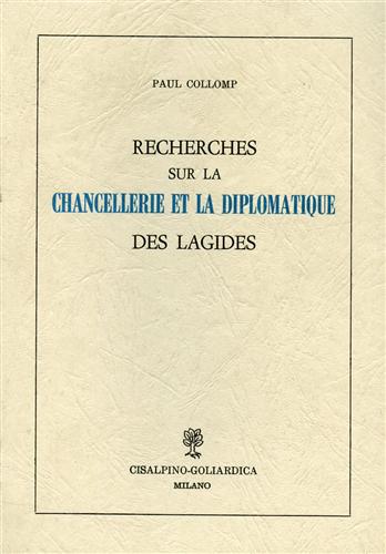 9787004421239-Recherches sur la chancellerie et la diplomatique des Lagides.