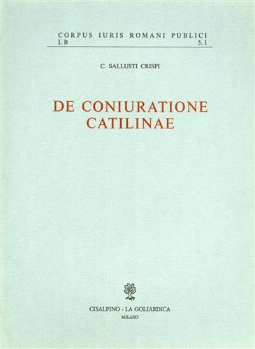 De coniuratione catilinae.