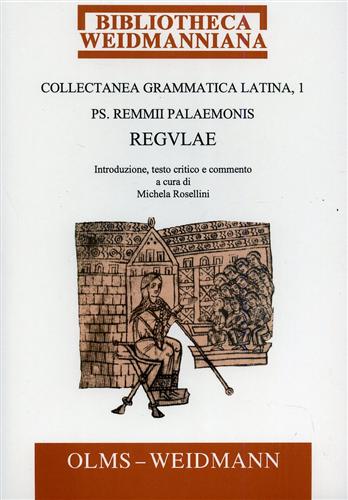 9783487113074-Collectanea Grammatica Latina. Pars I: Remmii Palaemonis Regulae.