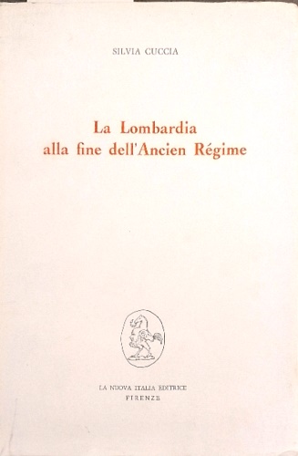 La Lombradia alla fine dell'Ancien Régime.