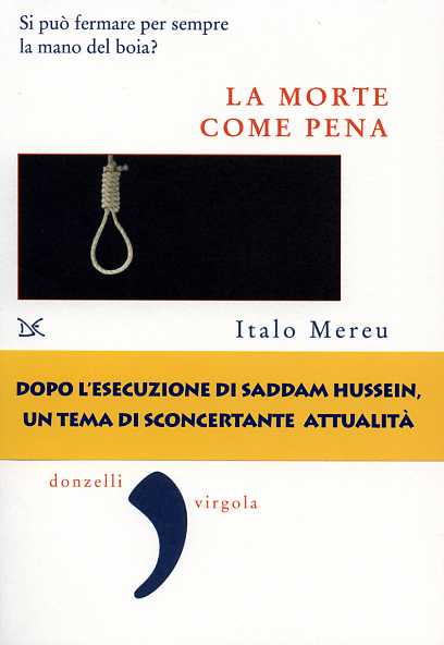 9788860361295-La morte come pena. Saggio sulla violenza legale.