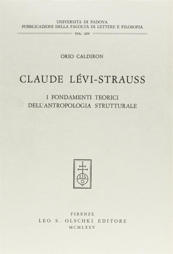 9788822222008-Claude Levi-Strauss. I fondamenti teorici dell'antropologia strutturale.