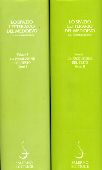 Lo Spazio Letterario del Medioevo. Sez.II: Il Medioevo Volgare. Vol.I: Tomo I,II