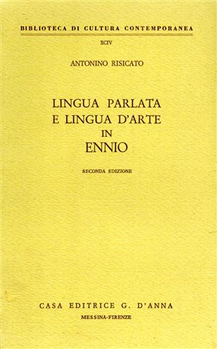 9788883212444-Lingua parlata e lingua d'arte in Ennio.