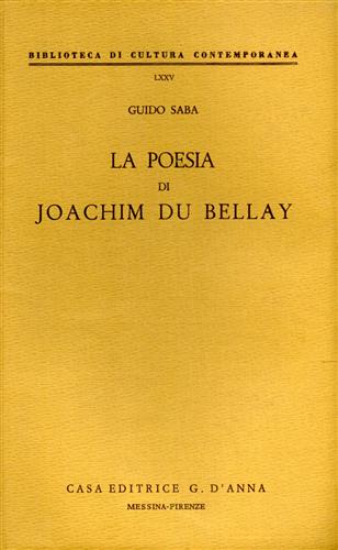 9788883212512-La Poesia di Joachim Du Bellay.