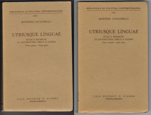 9788883210389-Utriusque linguae. Studi e ricerche di letteratura greca e latina.