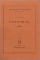 9788884556387-Chiose al Petrarca.