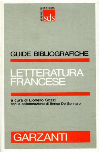 9788811475033-Letteratura francese.