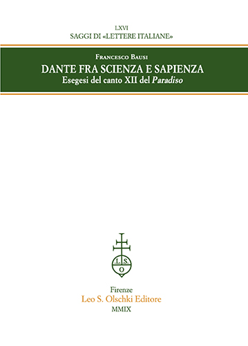 9788822259431-Dante fra scienza e sapienza. Esegesi del canto XII del Paradiso.