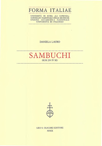 9788822258847-Sambuchi. (IGM 259 IV SE).