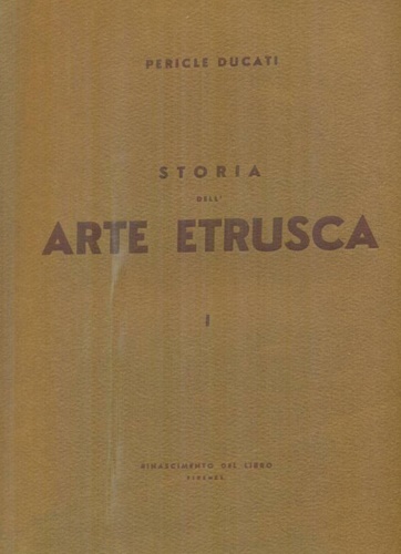 Storia dell'arte etrusca.