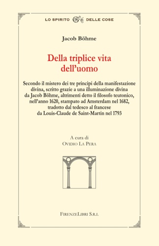 9788876220852-Della triplice vita dell'uomo.