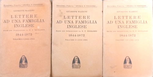 Lettere ad una famiglia inglese 1844-1872.