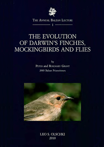 9788822260499-The Evolution of Darwin's finches, mockingbirds and flies. 2005 Balzan Pricewinn