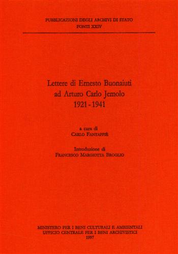 9788871251271-Lettere di Ernesto Buonaiuti ad Arturo Carlo Jemolo 1921-1941.